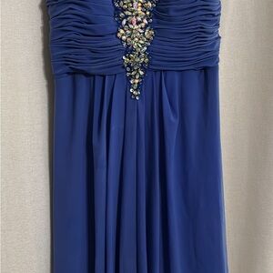Elegant Blue Evening Dress